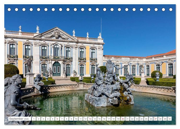 Produktbild: Portugal, der bunte S&uuml;den Europas (Tischkalender 2026 DIN A5 quer), CALVENDO Monatskalender