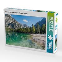 Produktbild: CALVENDO Puzzle Ein Traum von einem Bergsee, Pragser Wildsee 1000 Teile Lege-Gr&ouml;&szlig;e 64 x 48 cm Foto-Puzzle Bild von Christina Fink