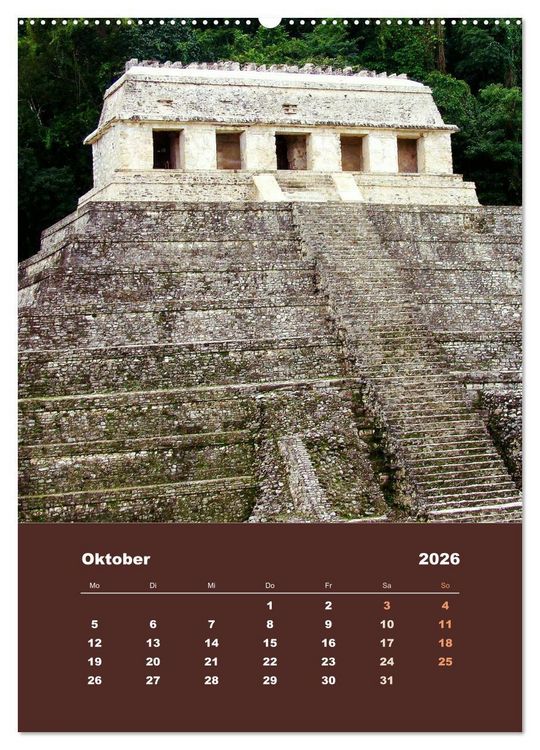 Produktbild: Klassisches Mexiko (hochwertiger Premium Wandkalender 2026 DIN A2 hoch), Kunstdruck in Hochglanz