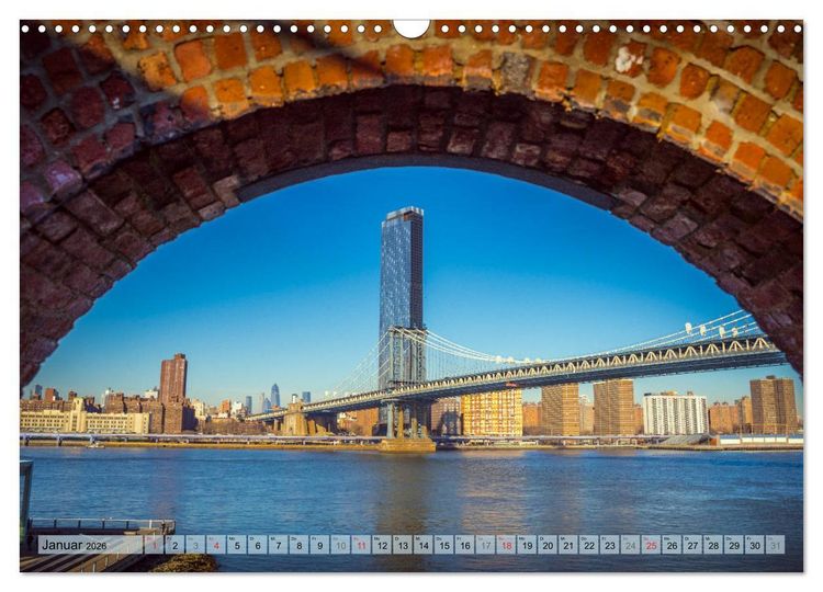 Produktbild: New York - Stadt der Wolkenkratzer (Wandkalender 2026 DIN A3 quer), CALVENDO Monatskalender