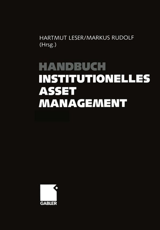 Produktbild: Handbuch Institutionelles Asset Management