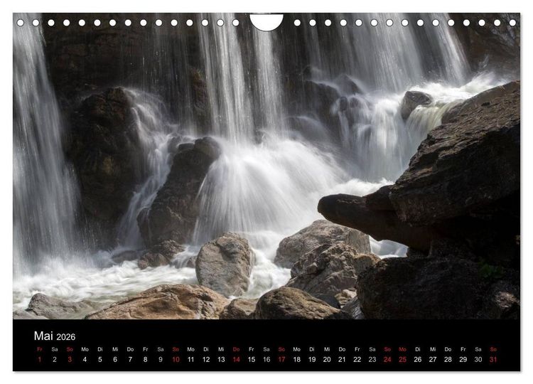 Produktbild: Kuhflucht Wasserf&auml;lle bei Farchant (Wandkalender 2026 DIN A4 quer), CALVENDO Monatskalender
