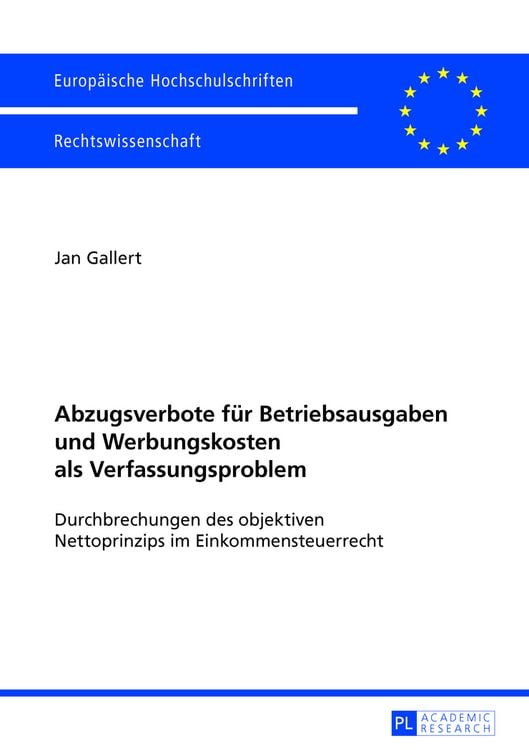 Produktbild: Abzugsverbote fuer Betriebsausgaben und Werbungskosten als Verfassungsproblem