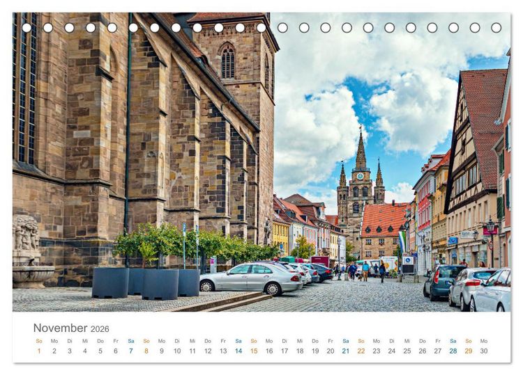 Produktbild: Mittelfranken - wo Lebensfreude Tradition hat (Tischkalender 2026 DIN A5 quer), CALVENDO Monatskalender