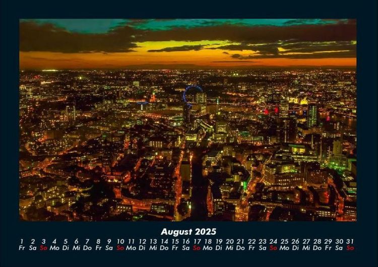 Produktbild: London 2025 Fotokalender DIN A4