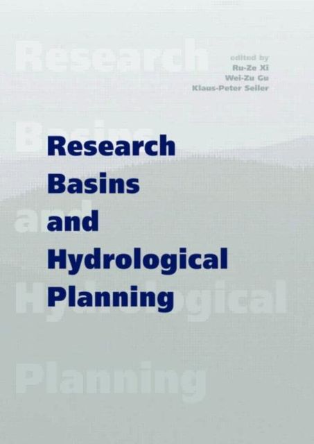 Produktbild: Research Basins and Hydrological Planning