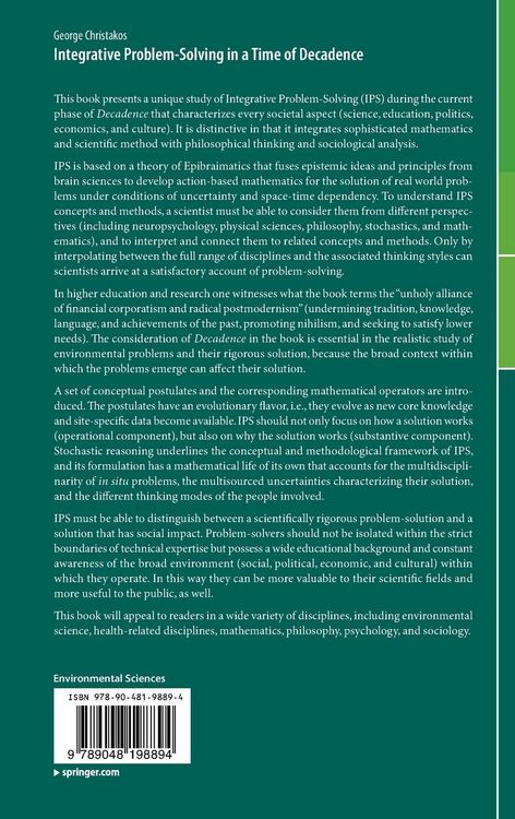 Produktbild: Integrative Problem-Solving in a Time of Decadence