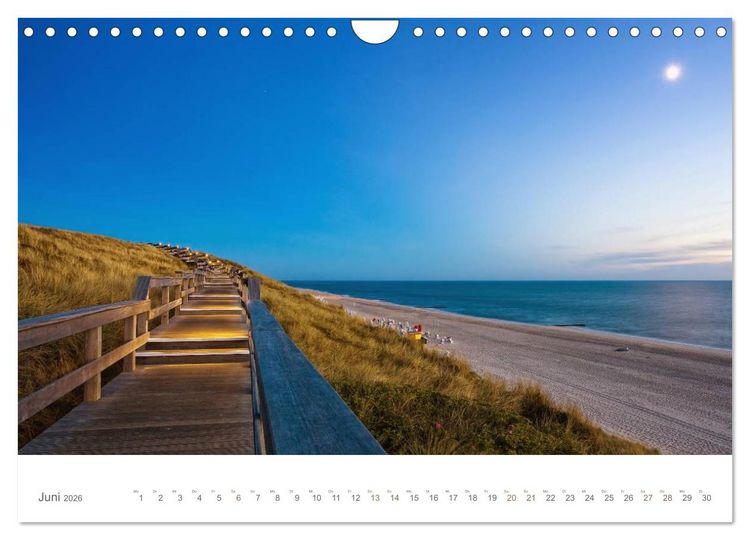 Produktbild: Stege & Wege auf Sylt (Wandkalender 2026 DIN A4 quer), CALVENDO Monatskalender