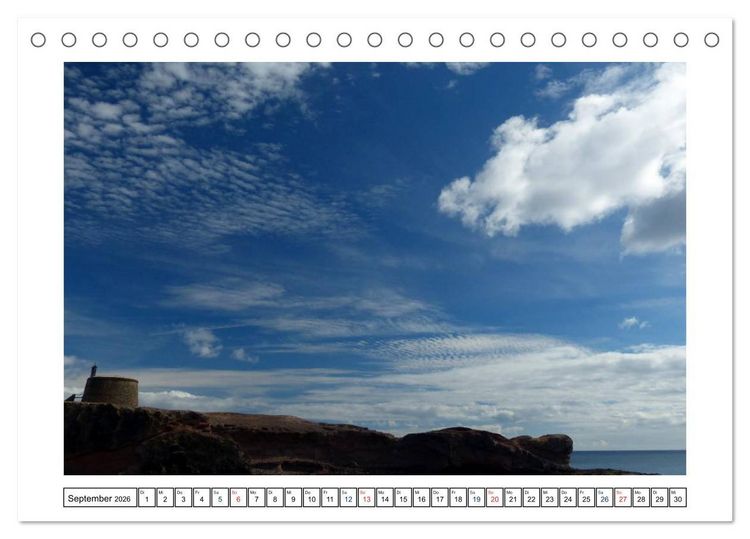 Produktbild: Lanzarote - Playa Blanca (Tischkalender 2026 DIN A5 quer), CALVENDO Monatskalender