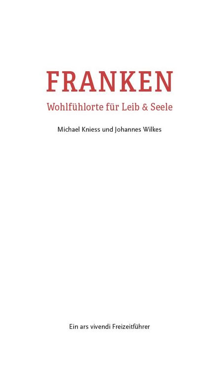 Produktbild: Franken - Wohlf&uuml;hlorte f&uuml;r Leib und Seele