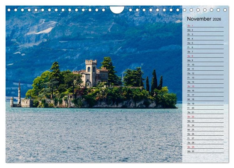 Produktbild: Impressionen vom Iseosee (Wandkalender 2026 DIN A4 quer), CALVENDO Monatskalender