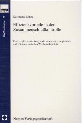Produktbild: Effizienzvorteile in der Zusammenschlu&szlig;kontrolle
