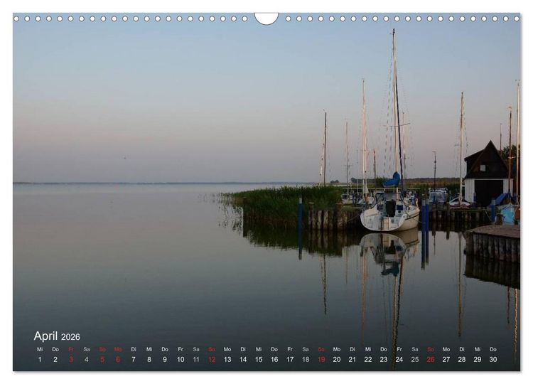 Produktbild: Anblicke und Ausblicke auf Fischland Dar&szlig; (Wandkalender 2026 DIN A3 quer), CALVENDO Monatskalender