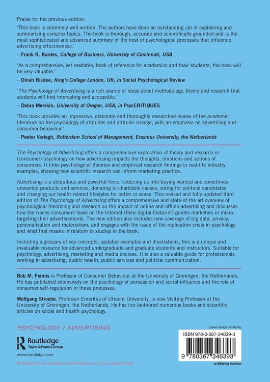 Produktbild: Fennis, B: Psychology of Advertising