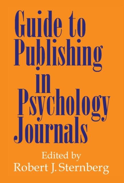 Produktbild: Guide to Publishing in Psychology Journals