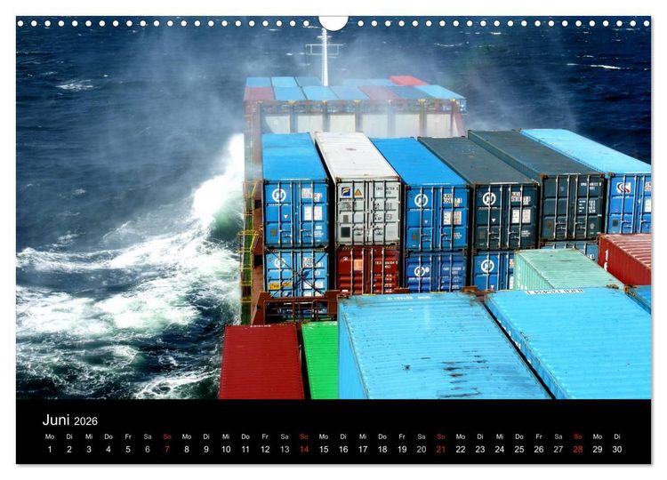 Produktbild: Containerwelten (Wandkalender 2026 DIN A3 quer), CALVENDO Monatskalender