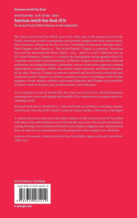 Produktbild: American Jewish Year Book 2016