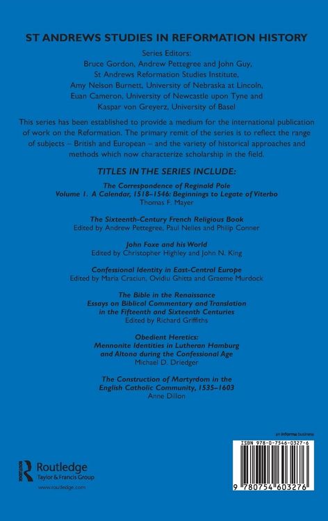 Produktbild: The Correspondence of Reginald Pole
