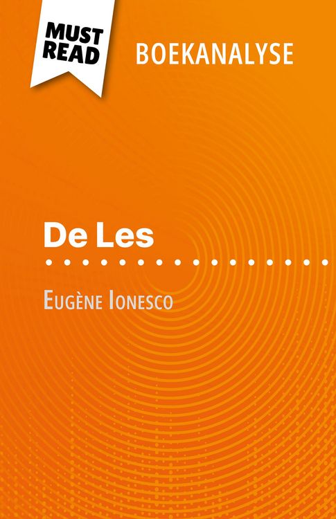 Produktbild: De Les van Eug&egrave;ne Ionesco (Boekanalyse)