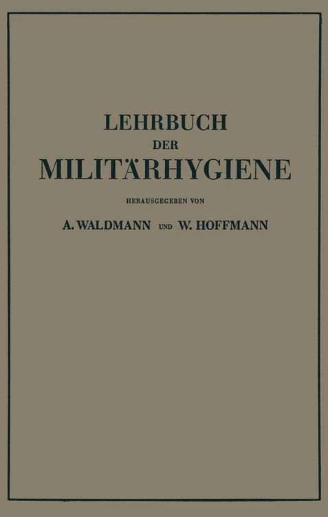 Produktbild: Lehrbuch der Milit&auml;rhygiene