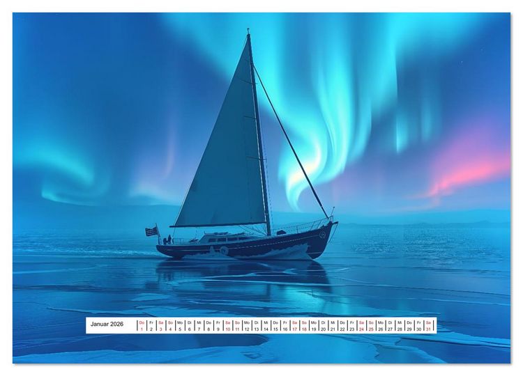 Produktbild: Im Rausch des Windes (Wandkalender 2026 DIN A2 quer), CALVENDO Monatskalender