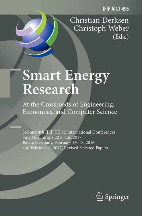 Produktbild: Smart Energy Research. At the Crossroads of Engineering, Economics, and Computer Science