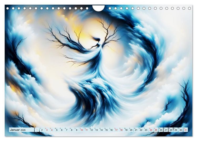 Produktbild: Die Magie der Natur Monatsk&ouml;niginnen (Wandkalender 2026 DIN A4 quer), CALVENDO Monatskalender