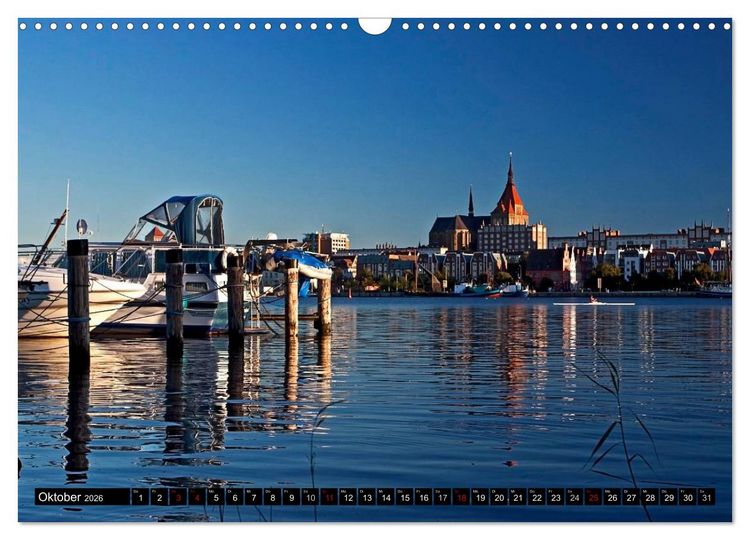 Produktbild: Ostseeperle Rostock (Wandkalender 2026 DIN A3 quer), CALVENDO Monatskalender
