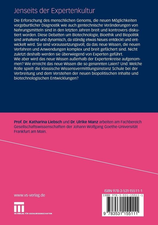 Produktbild: Jenseits der Expertenkultur