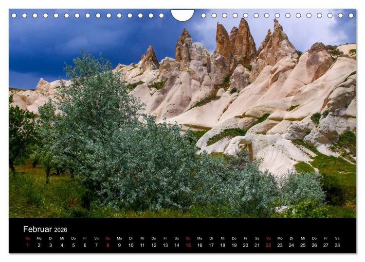 Produktbild: T&uuml;rkei - fantastisches Kappadokien (Wandkalender 2026 DIN A4 quer), CALVENDO Monatskalender