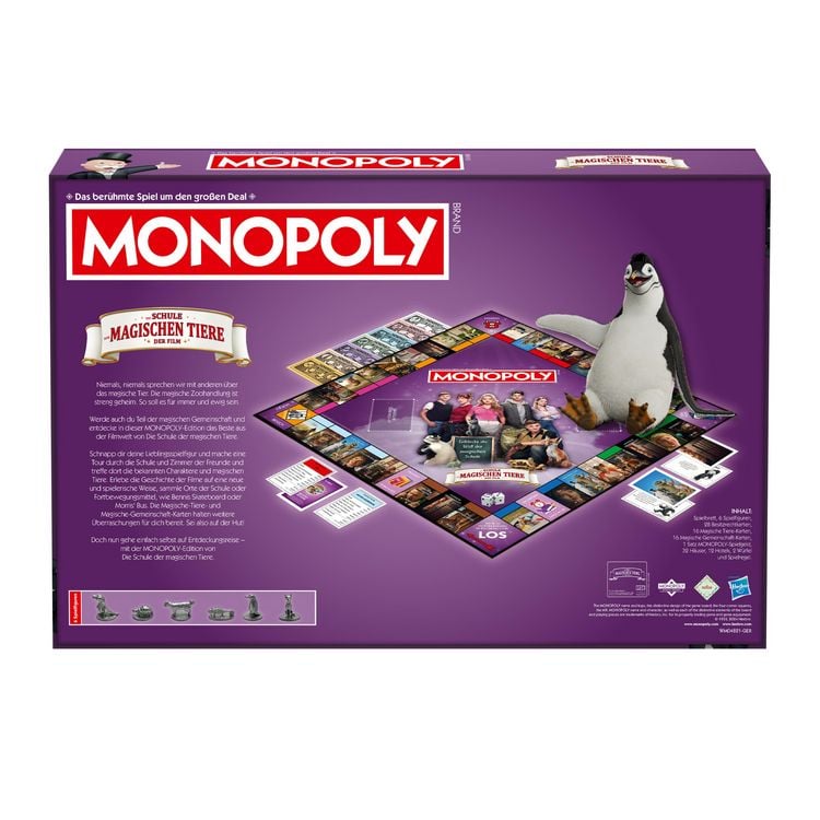 Produktbild: Monopoly die Schule der Magischen Tiere