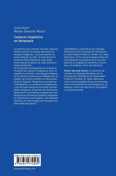 Produktbild: Contacto ling&uuml;&iacute;stico en Venezuela