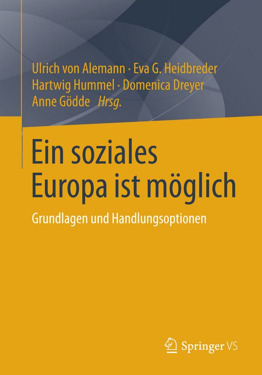 Produktbild: Ein soziales Europa ist m&ouml;glich