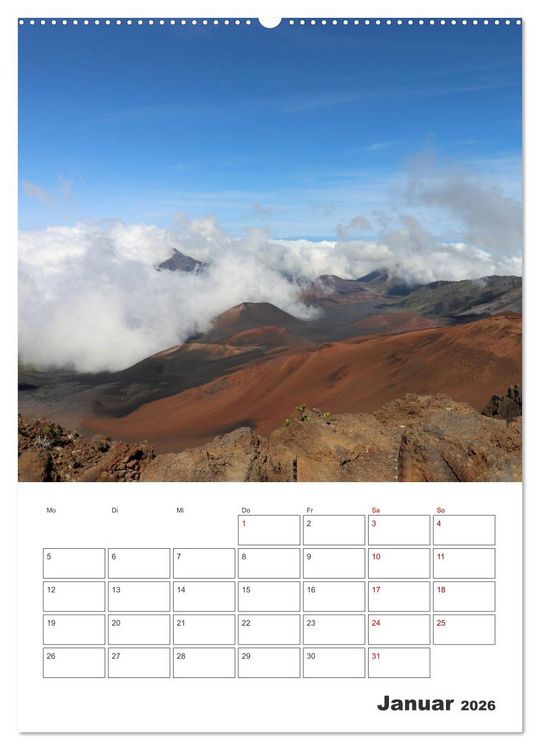 Produktbild: Hawaii - Reiseplaner (Wandkalender 2026 DIN A2 hoch), CALVENDO Monatskalender
