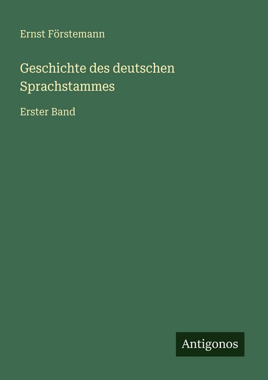 Produktbild: Geschichte des deutschen Sprachstammes