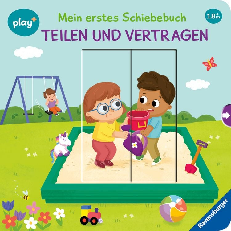 Produktbild: Play+ Mein erstes Schiebebuch Teilen und vertragen - ab 18 Monate