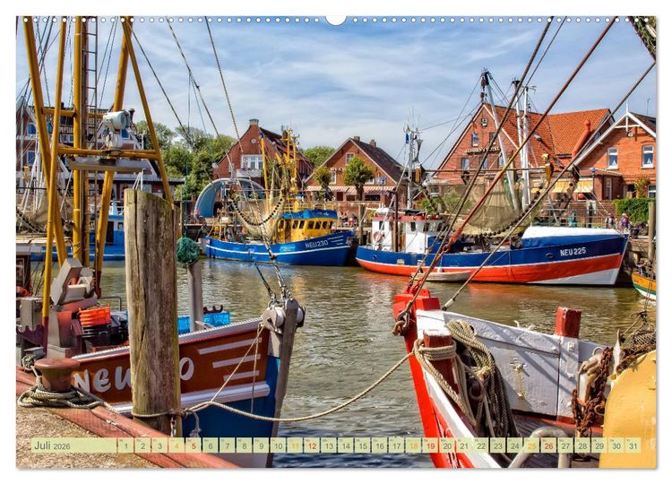 Produktbild: Reise an die Nordsee - Neuharlingersiel (hochwertiger Premium Wandkalender 2026 DIN A2 quer), Kunstdruck in Hochglanz