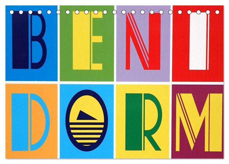 Produktbild: Benidorm (Tischkalender 2027 DIN A5 quer), CALVENDO Monatskalender