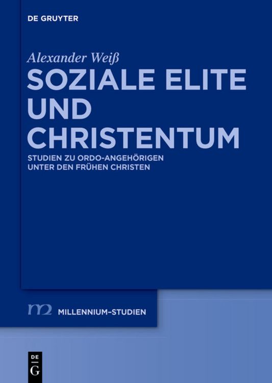 Produktbild: Soziale Elite und Christentum