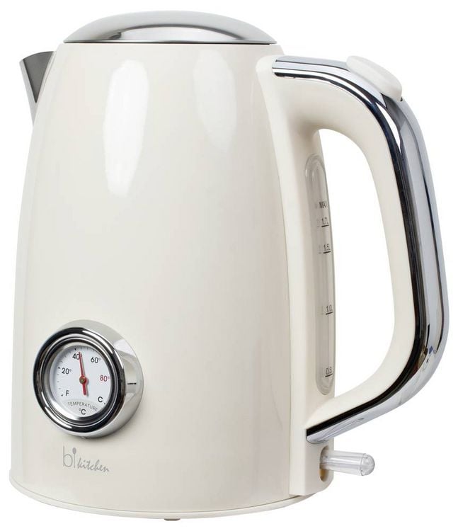 Produktbild: BiKitchen nostalgia 170 Wasserkocher Cremewei&szlig; (gl&auml;nzend) Fassungsverm&ouml;gen: 1.7l