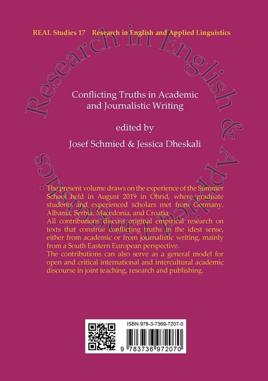 Produktbild: Conflicting Truths in Academic and Journalistic Writing