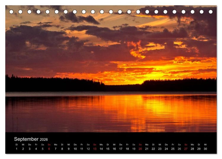 Produktbild: Lichter des Nordens (Tischkalender 2026 DIN A5 quer), CALVENDO Monatskalender