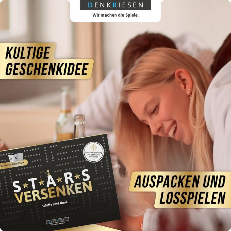 Produktbild: DENKRIESEN - STARS VERSENKEN Schiffe sind doof - Schiffe versenken neu aufgelegt