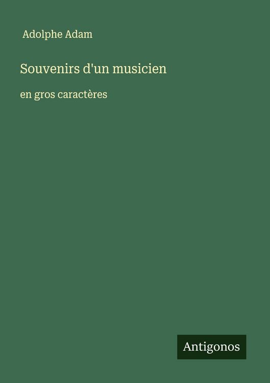 Produktbild: Souvenirs d'un musicien