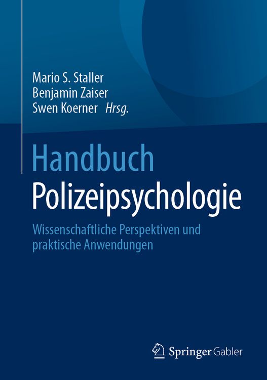 Produktbild: Handbuch Polizeipsychologie