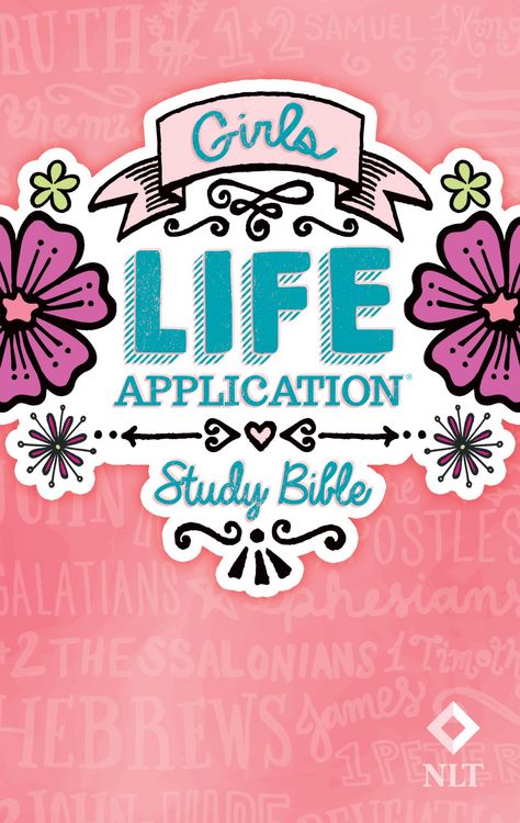 Produktbild: NLT Girls Life Application Study Bible