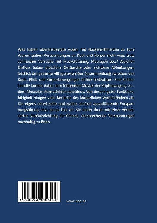 Produktbild: Entspannung der Kopfbewegungsmuskeln