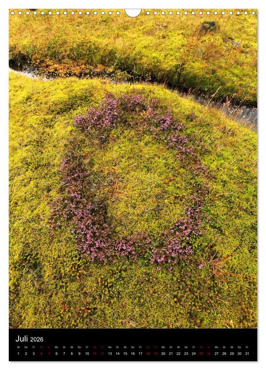 Produktbild: NATUREART - KUNST IN DER NATUR (Wandkalender 2026 DIN A3 hoch), CALVENDO Monatskalender