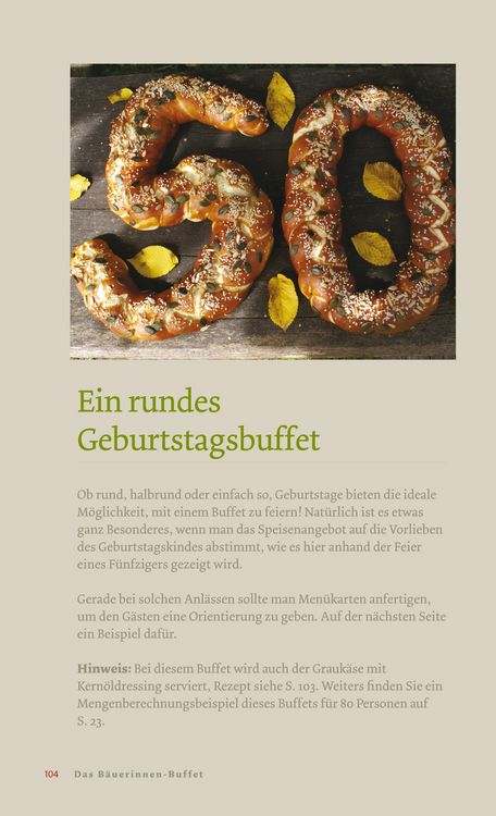 Produktbild: Das B&auml;uerinnen-Buffet