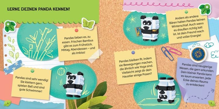 Produktbild: LEGO&reg; Books - Mini-Tierfreunde - Panda